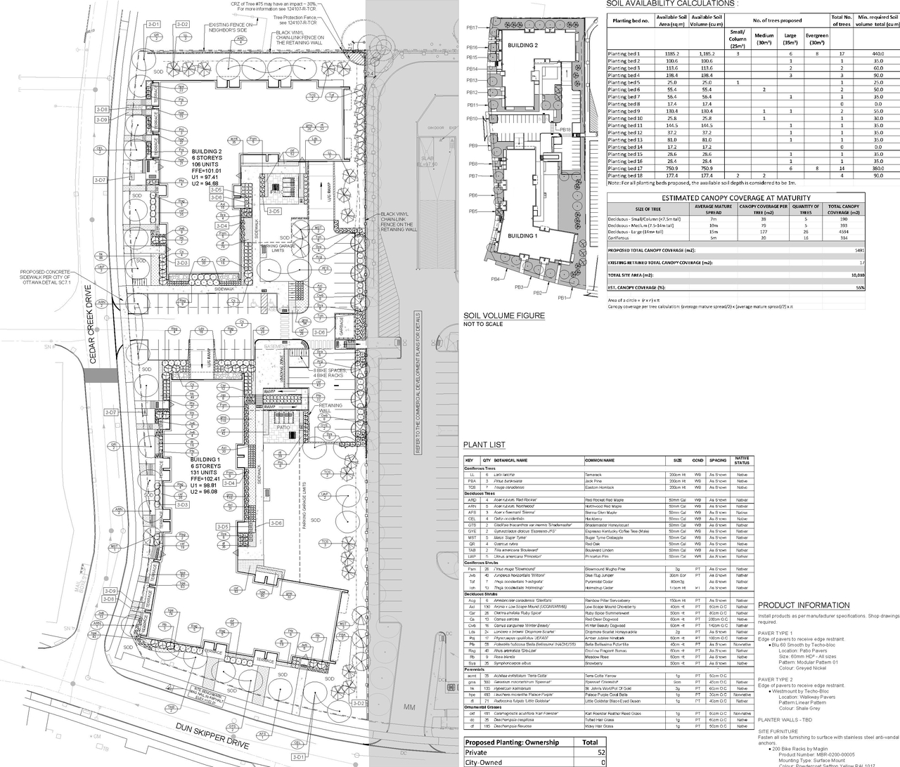 Construction site plan for project from page 22 of the file '2025-01-22 - (Residential) Urban Design Brief - D02-02-25-0005'