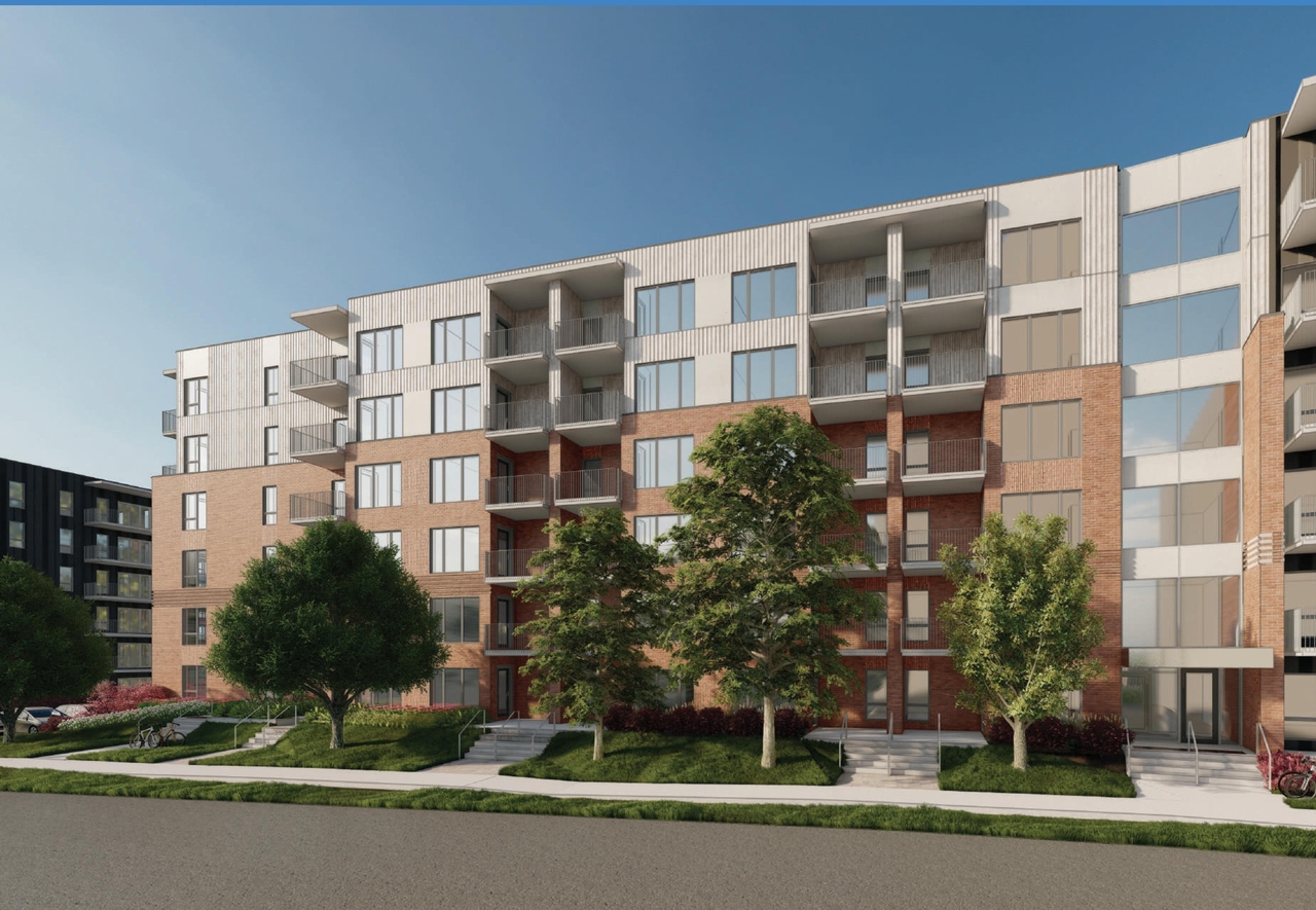 Rendering of building from page 29 of the file '2025-01-22 - (Residential) Urban Design Brief - D02-02-25-0005'