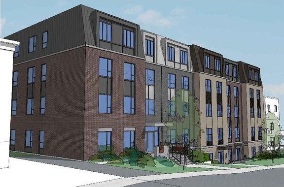 Rendering of building from page 1 of the file '2025-04-17 - Renderings - D02-02-25-0013'