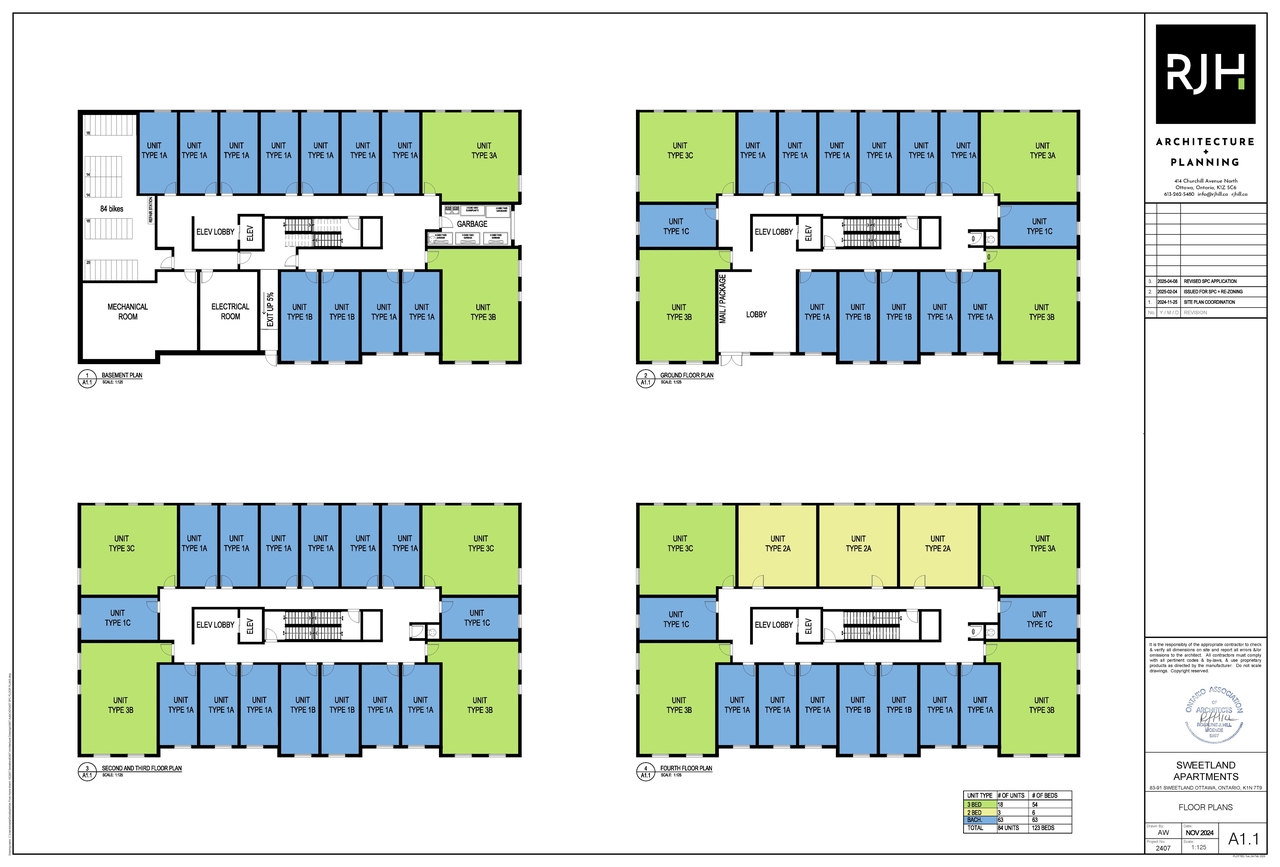 Floor plan for project from page 1 of the file '2025-04-17 - Floor Plans - D02-02-25-0013'