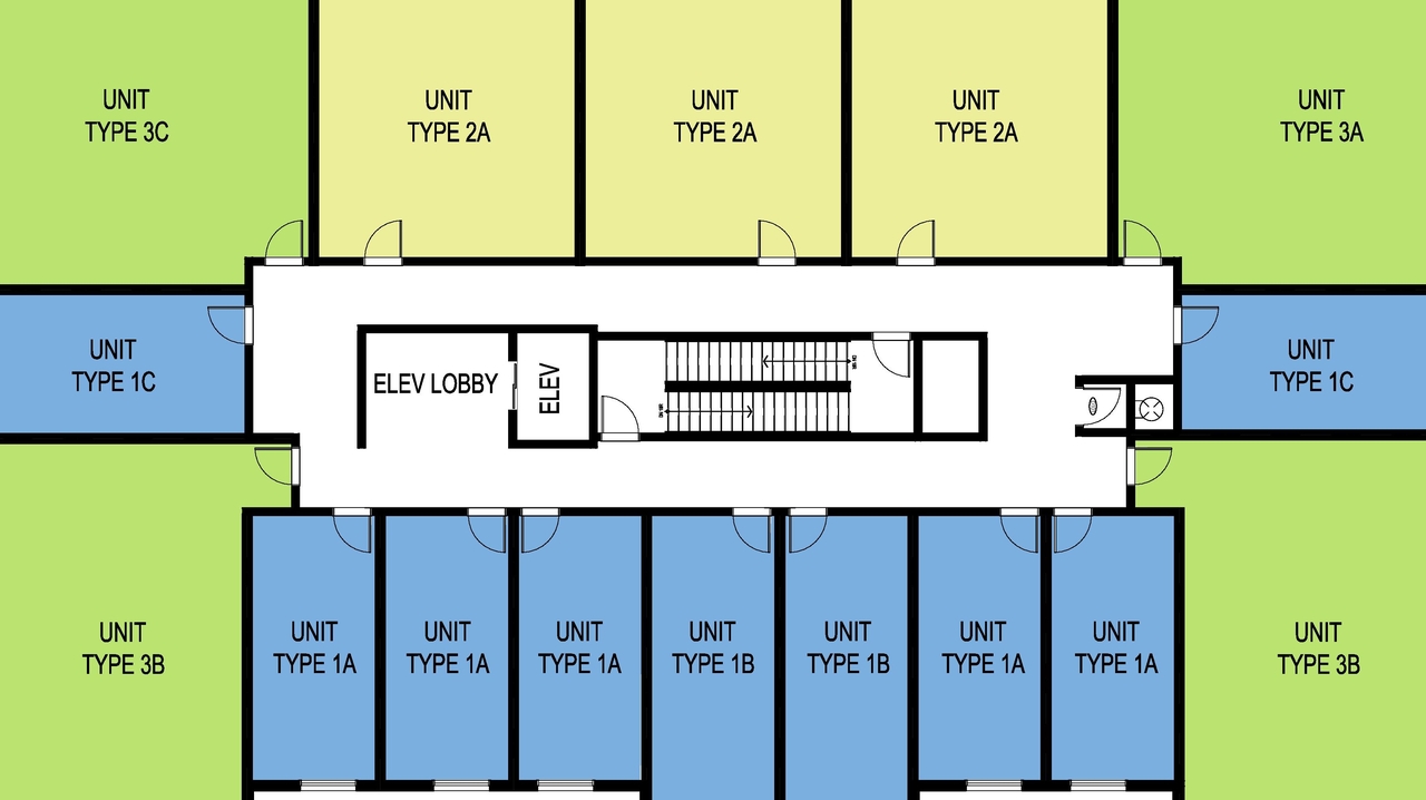 Floor plan for project from page 1 of the file '2025-04-17 - Floor Plans - D02-02-25-0013'