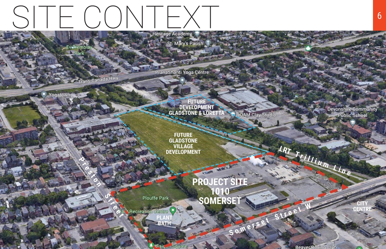 Construction site plan for project from page 10 of the file '2025-03-05 - Urban Design Review Panel Report - D02-02-25-0015'