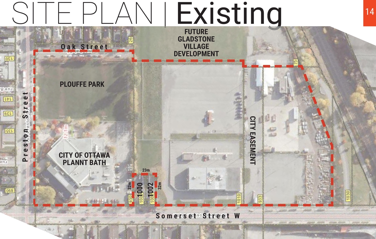 Construction site plan for project from page 18 of the file '2025-03-05 - Urban Design Review Panel Report - D02-02-25-0015'