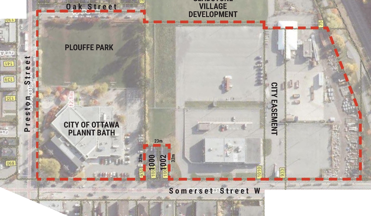 Construction site plan for project from page 18 of the file '2025-03-05 - Urban Design Review Panel Report - D02-02-25-0015'