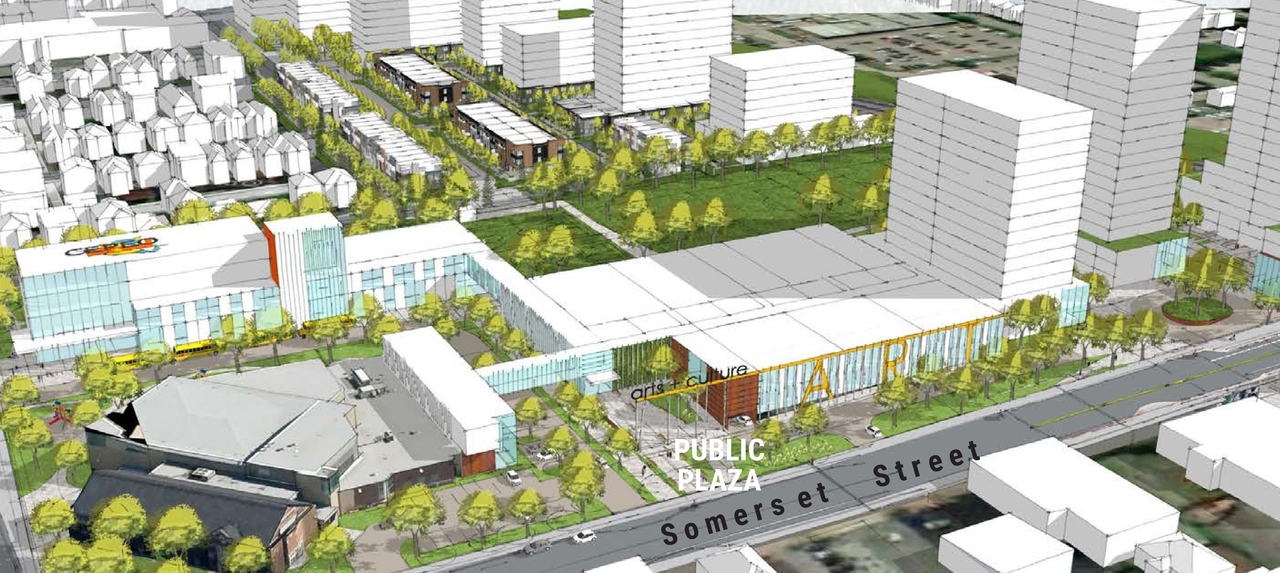 Rendering of building from page 23 of the file '2025-03-05 - Urban Design Review Panel Report - D02-02-25-0015'