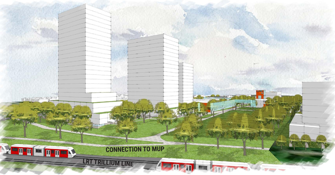 Rendering of building from page 27 of the file '2025-03-05 - Urban Design Review Panel Report - D02-02-25-0015'