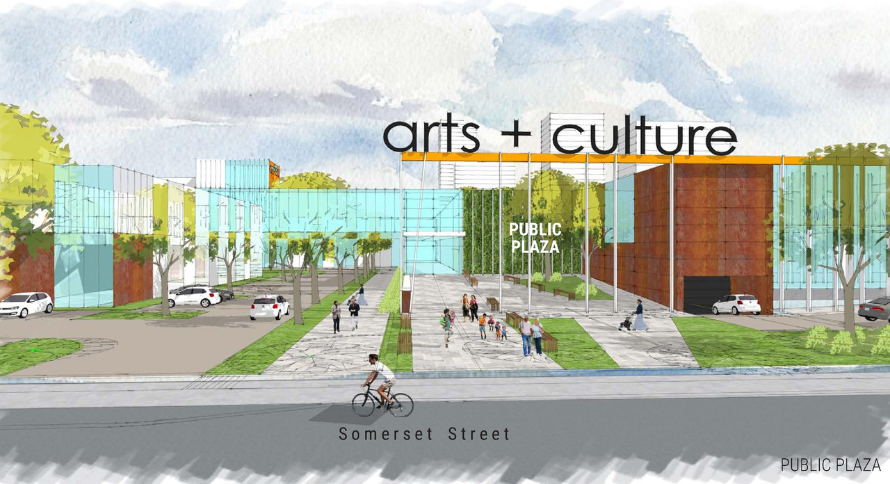 Rendering of building from page 31 of the file '2025-03-05 - Urban Design Review Panel Report - D02-02-25-0015'