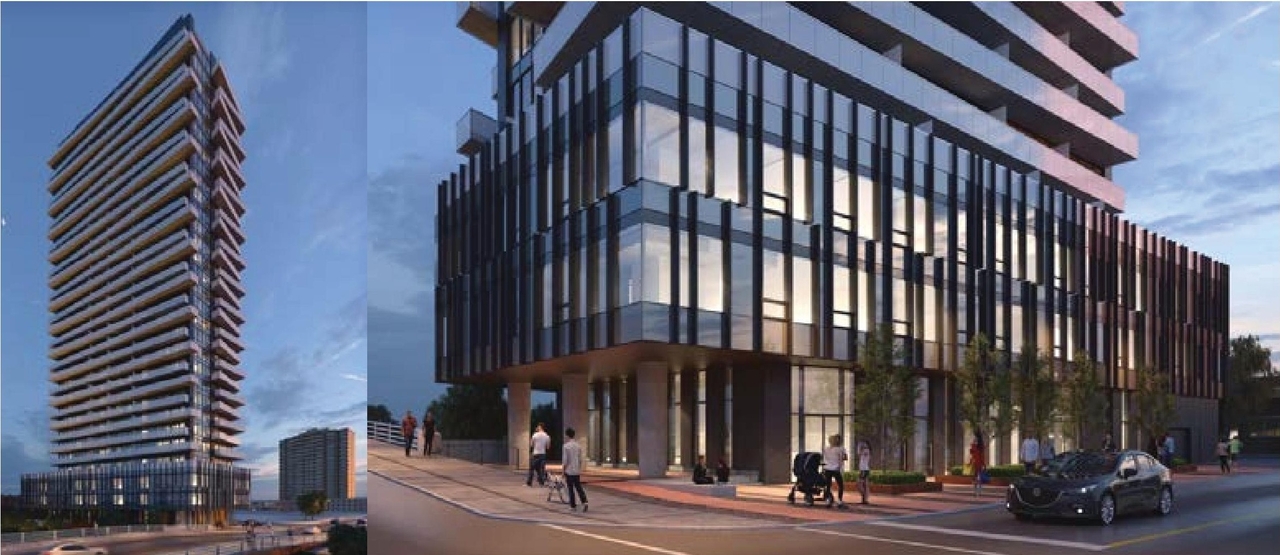 Rendering of building from page 9 of the file '2025-03-05 - Urban Design Review Panel Report - D02-02-25-0015'