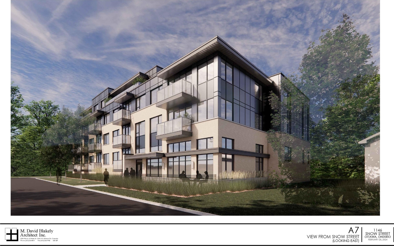 Rendering of building from page 1 of the file '2025-03-07 - Rendering - D02-02-25-0016'