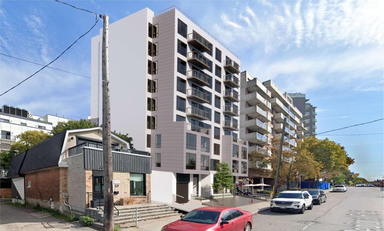 Rendering of building from page 22 of the file '2026-01-08 - Design Brief - D02-02-25-0026 & D07-12-25-0053'