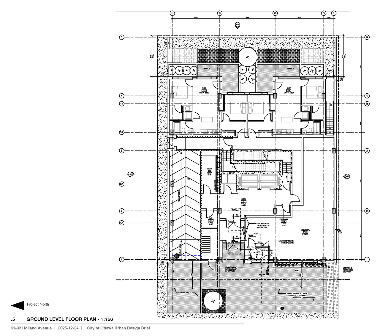 Floor plan for project from page 36 of the file '2026-01-08 - Design Brief - D02-02-25-0026 & D07-12-25-0053'