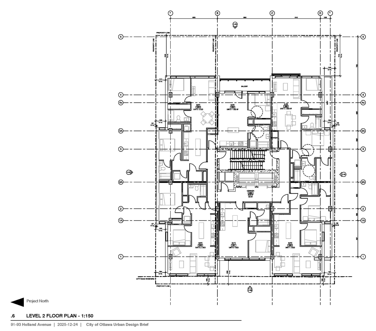 Floor plan for project from page 37 of the file '2026-01-08 - Design Brief - D02-02-25-0026 & D07-12-25-0053'