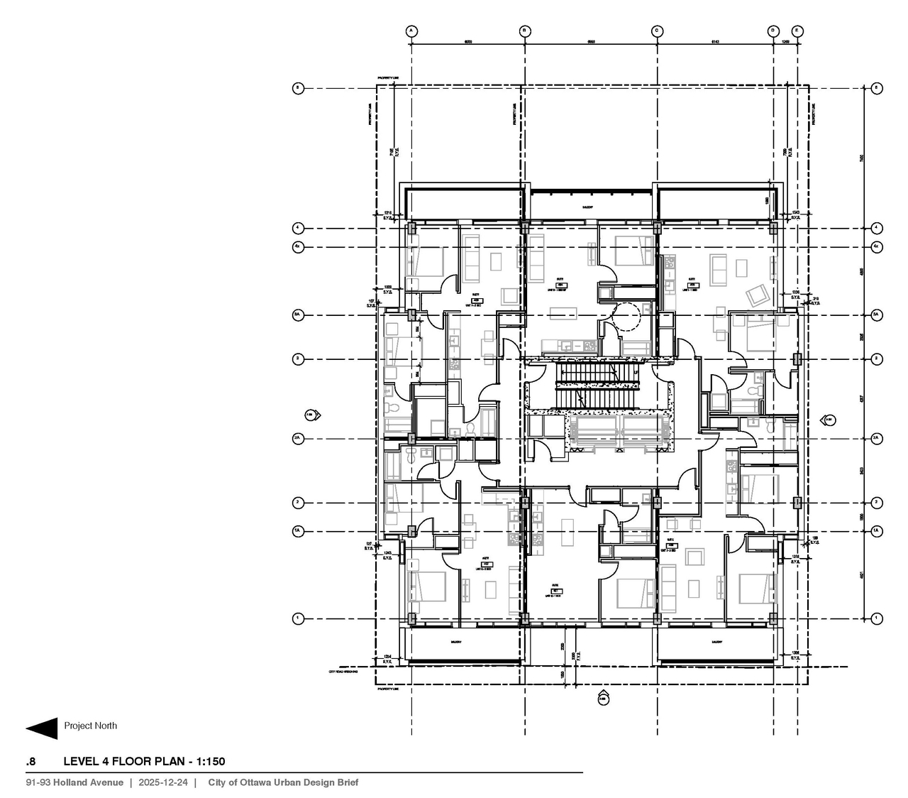 Floor plan for project from page 39 of the file '2026-01-08 - Design Brief - D02-02-25-0026 & D07-12-25-0053'