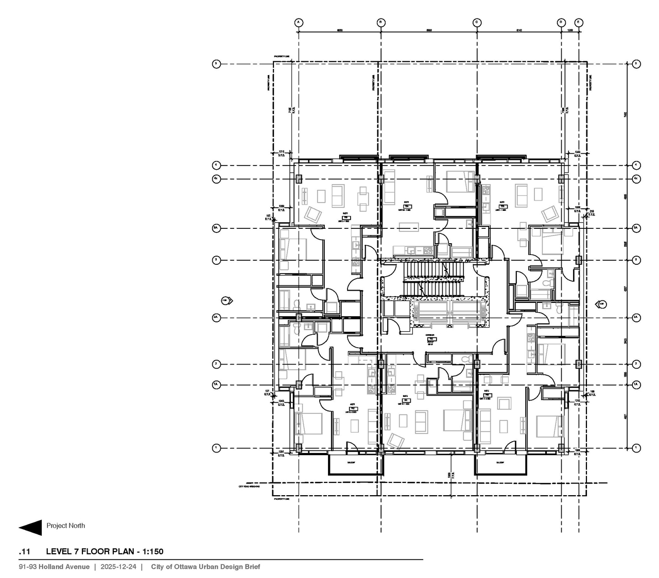 Floor plan for project from page 42 of the file '2026-01-08 - Design Brief - D02-02-25-0026 & D07-12-25-0053'