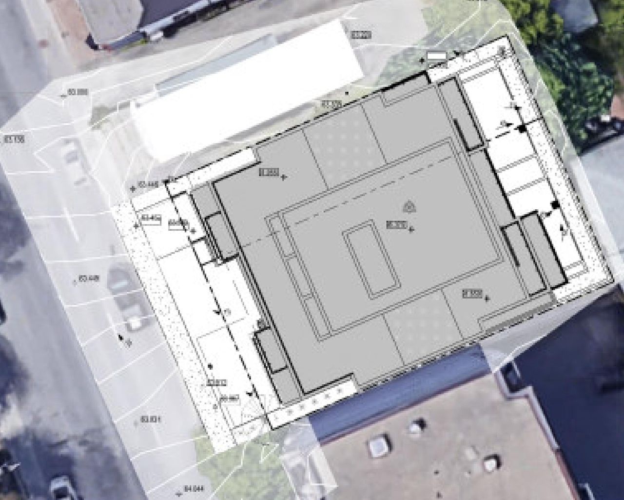 Construction site plan for project from page 24 of the file '2025-04-24 - Design Brief - D02-02-25-0026'