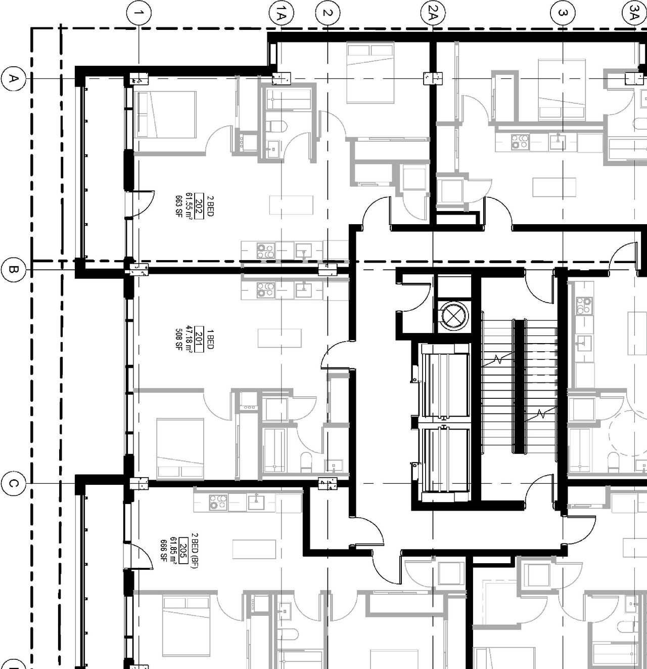 Floor plan for project from page 34 of the file '2025-04-24 - Design Brief - D02-02-25-0026'