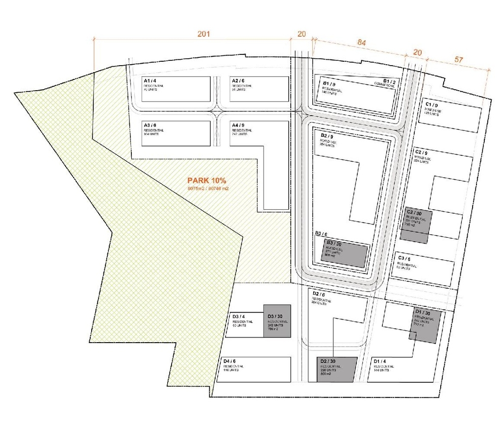 Construction site plan for project from page 10 of the file '2025-06-02 - Design Brief - D02-02-25-0037'