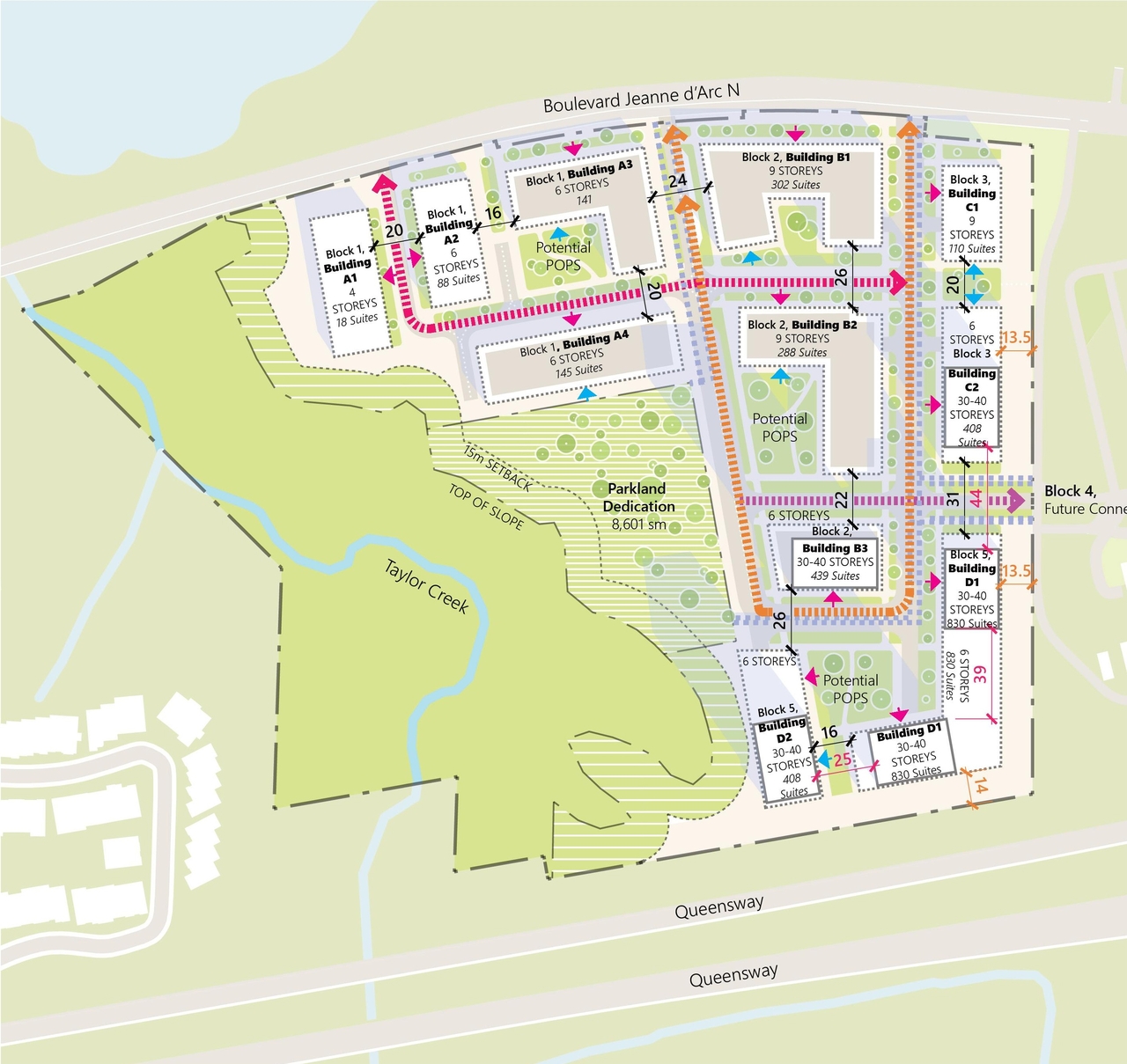 Construction site plan for project from page 11 of the file '2025-06-02 - Design Brief - D02-02-25-0037'