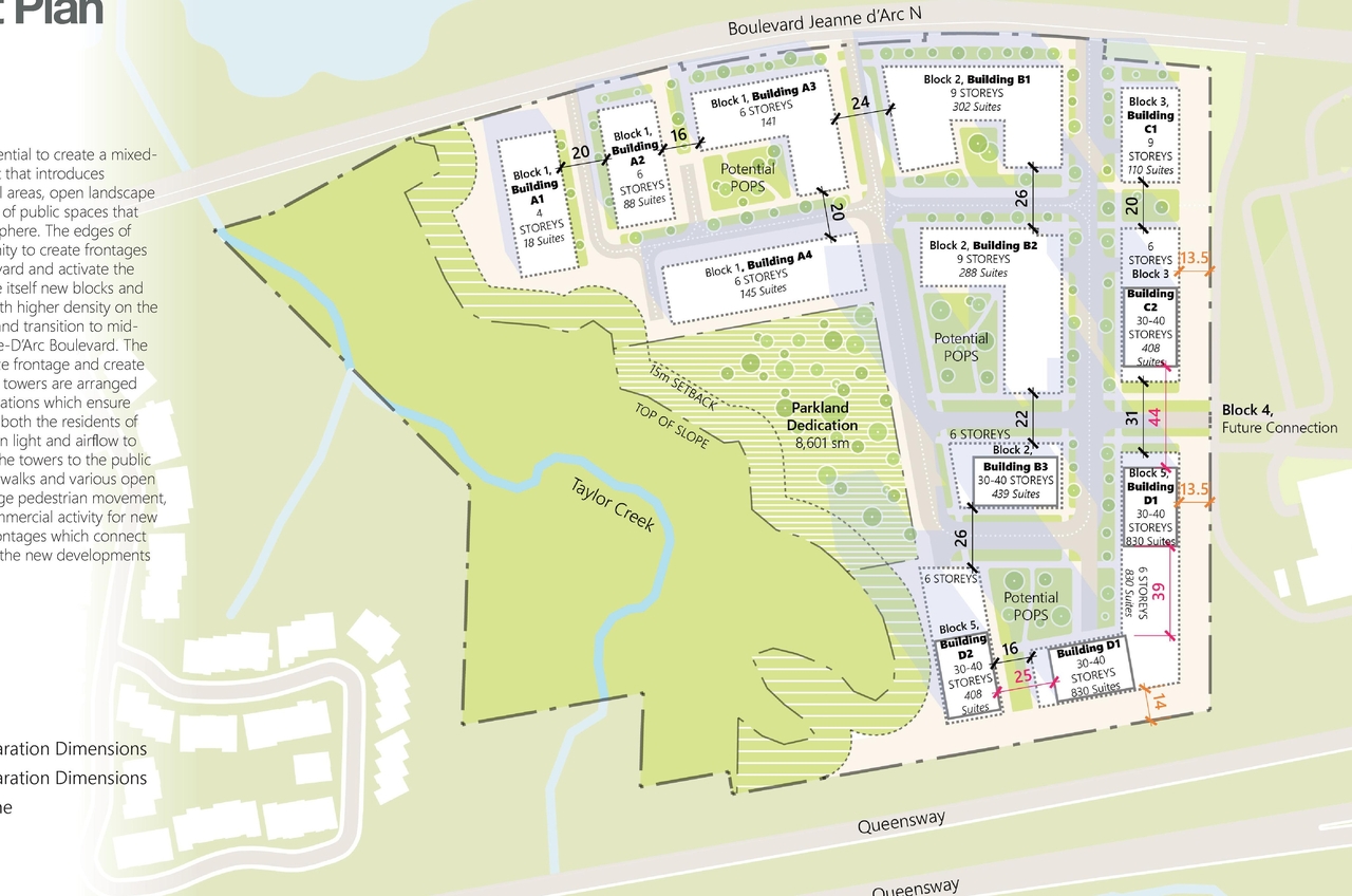 Construction site plan for project from page 14 of the file '2025-06-02 - Design Brief - D02-02-25-0037'