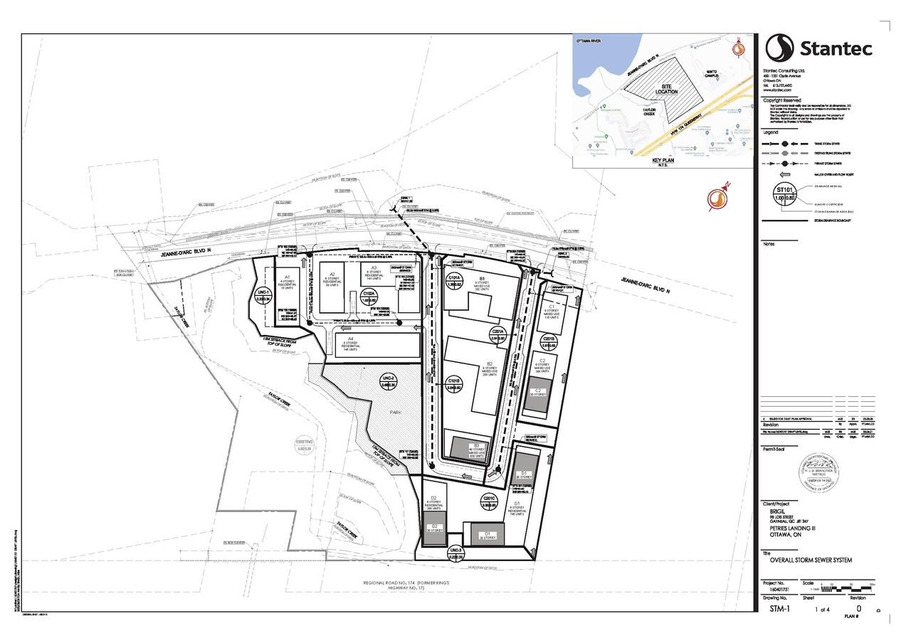 Construction site plan for project from page 61 of the file '2025-06-02 - Design Brief - D02-02-25-0037'
