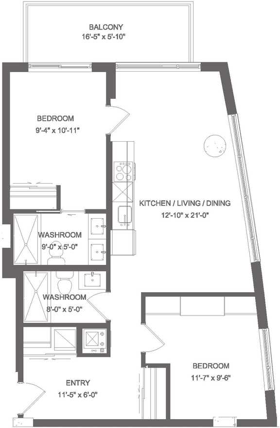 Floor plan for project from page 54 of the file '2025-06-02 - Design Brief - D02-02-25-0038'
