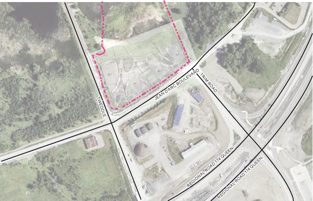 Construction site plan for project from page 34 of the file '2026-03-23 - SPA Design Brief - D02-02-25-0038'