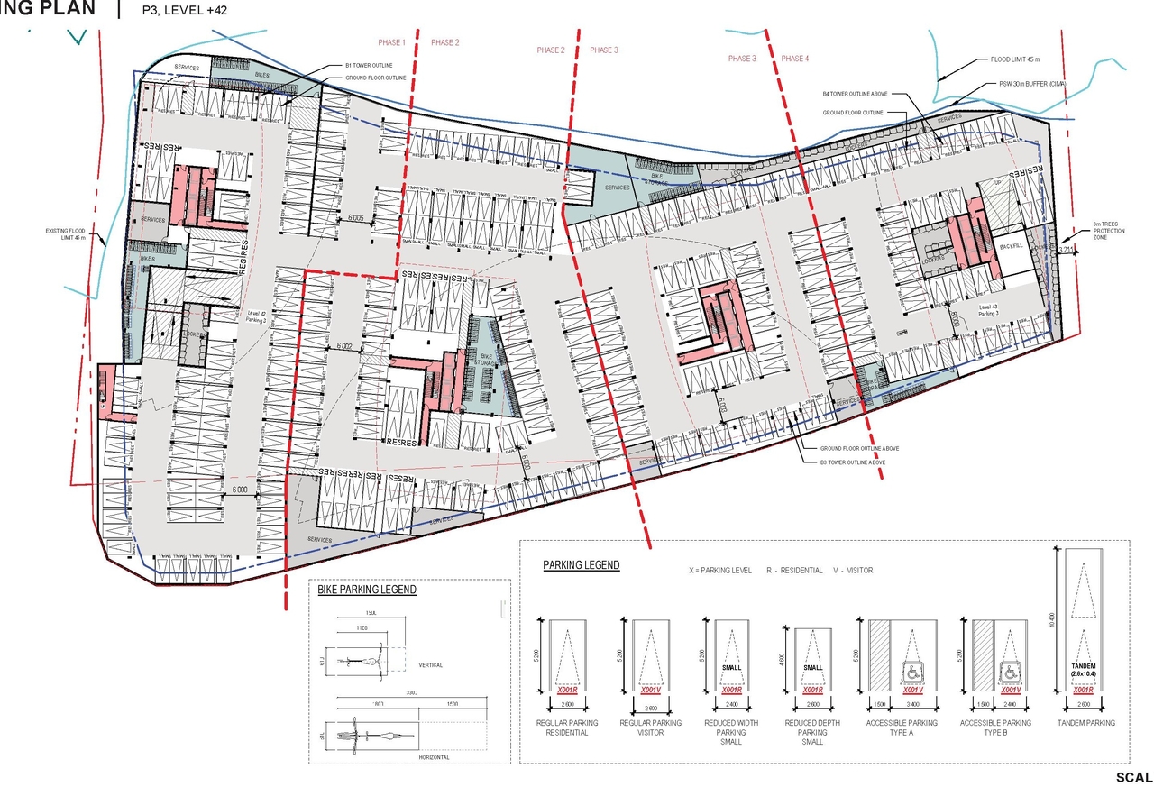 Construction site plan for project from page 40 of the file '2026-03-23 - SPA Design Brief - D02-02-25-0038'