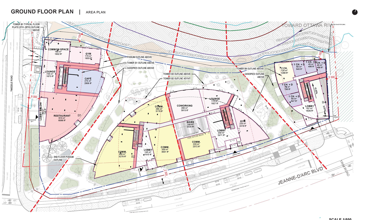 Floor plan for project from page 43 of the file '2026-03-23 - SPA Design Brief - D02-02-25-0038'