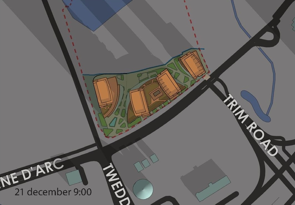 Construction site plan for project from page 88 of the file '2026-03-23 - SPA Design Brief - D02-02-25-0038'