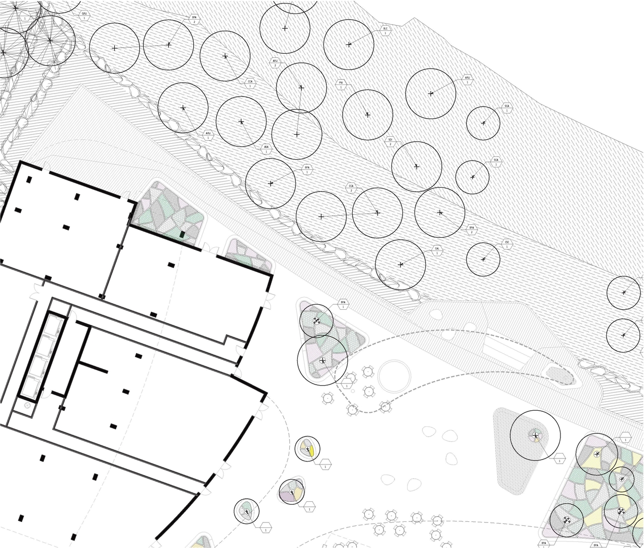 Construction site plan for project from page 16 of the file '2025-10-07 - Design Brief - D02-02-25-0038'
