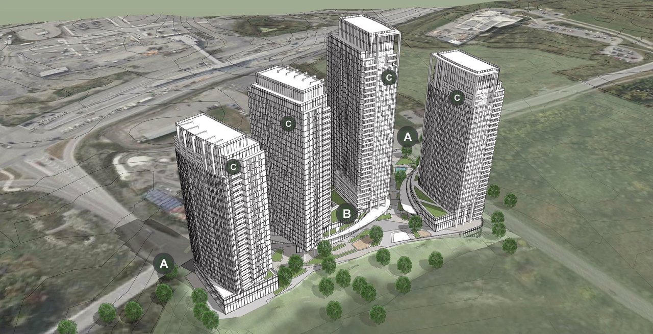 Rendering of building from page 27 of the file '2025-10-07 - Design Brief - D02-02-25-0038'