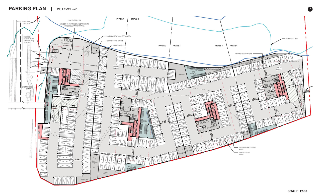 Construction site plan for project from page 41 of the file '2025-10-07 - Design Brief - D02-02-25-0038'