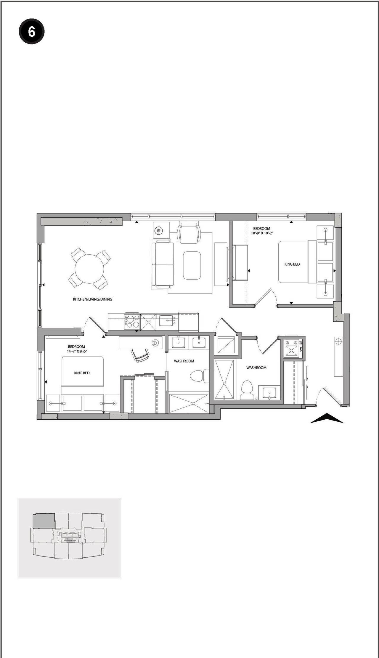 Floor plan for project from page 56 of the file '2025-10-07 - Design Brief - D02-02-25-0038'