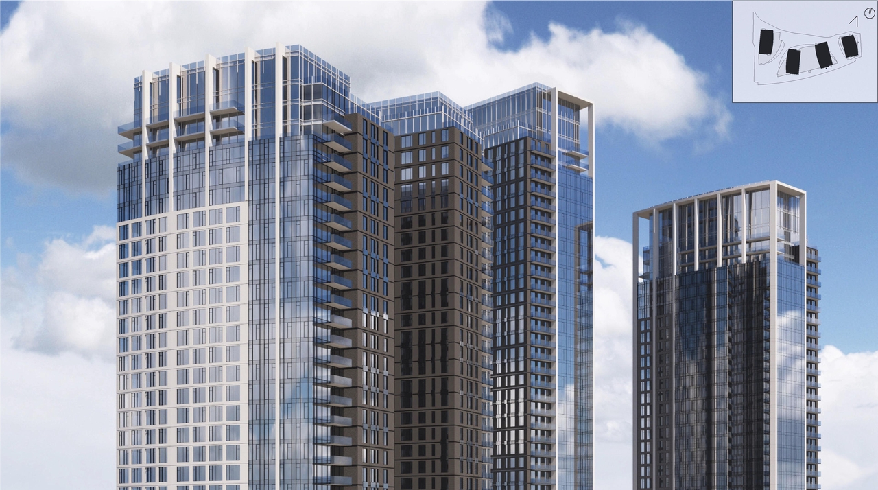 Rendering of building from page 70 of the file '2025-10-07 - Design Brief - D02-02-25-0038'