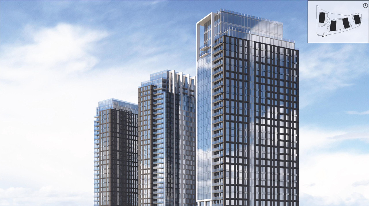 Rendering of building from page 71 of the file '2025-10-07 - Design Brief - D02-02-25-0038'