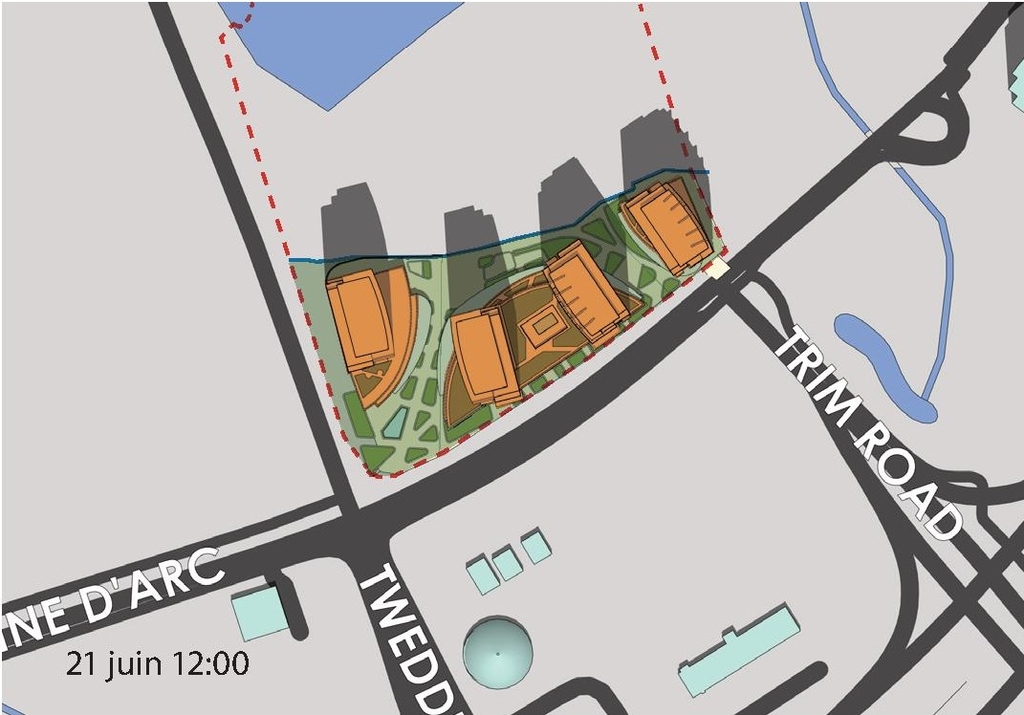 Construction site plan for project from page 87 of the file '2025-10-07 - Design Brief - D02-02-25-0038'