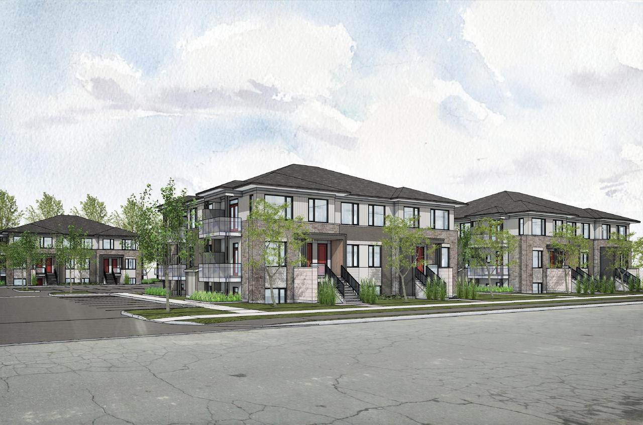 Rendering of building from page 41 of the file '2025-06-17 - Urban Design Brief - D02-02-25-0040'