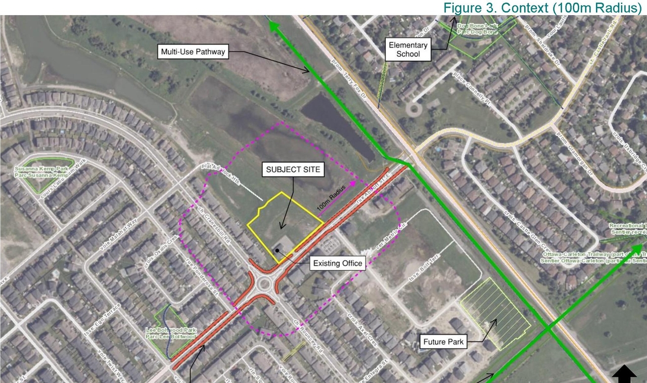 Construction site plan for project from page 7 of the file '2025-06-17 - Urban Design Brief - D02-02-25-0040'
