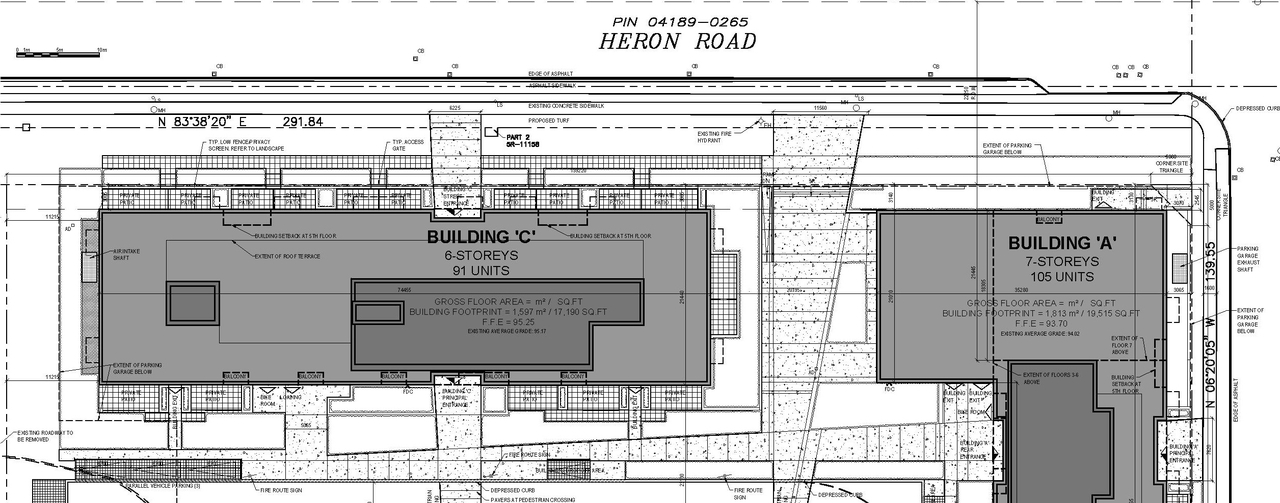 Construction site plan for project from page 10 of the file '2025-08-08 - Urban Design Brief - D02-02-25-0056'