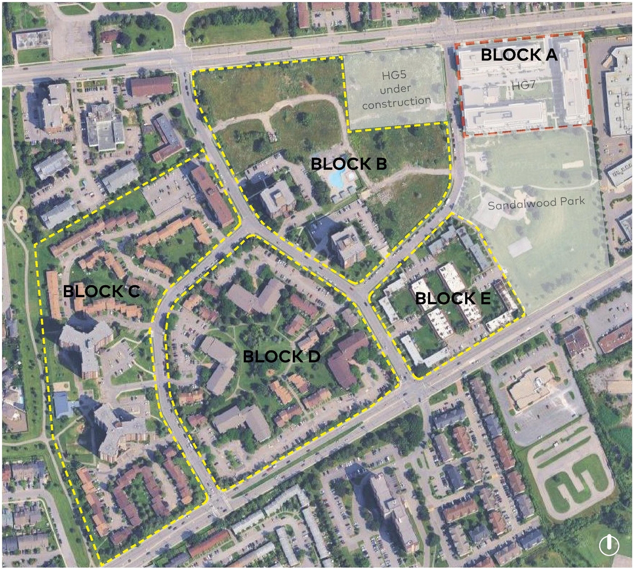 Construction site plan for project from page 7 of the file '2025-08-08 - Urban Design Brief - D02-02-25-0056'