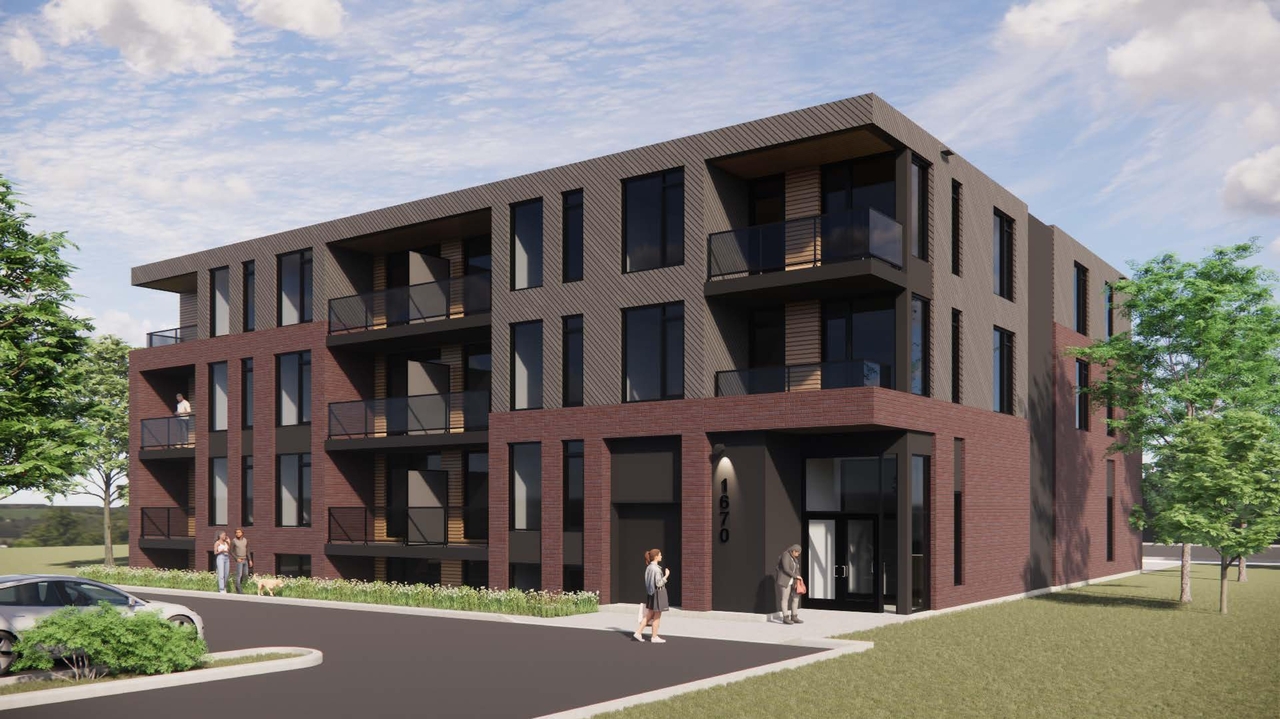 Rendering of building from page 1 of the file '2025-08-19 - Renderings - D02-02-25-0060'