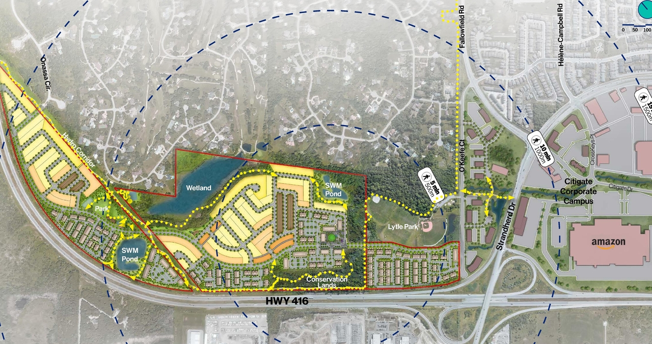 Construction site plan for project from page 21 of the file '2025-08-22 - Urban Design Brief - D02-02-25-0061'
