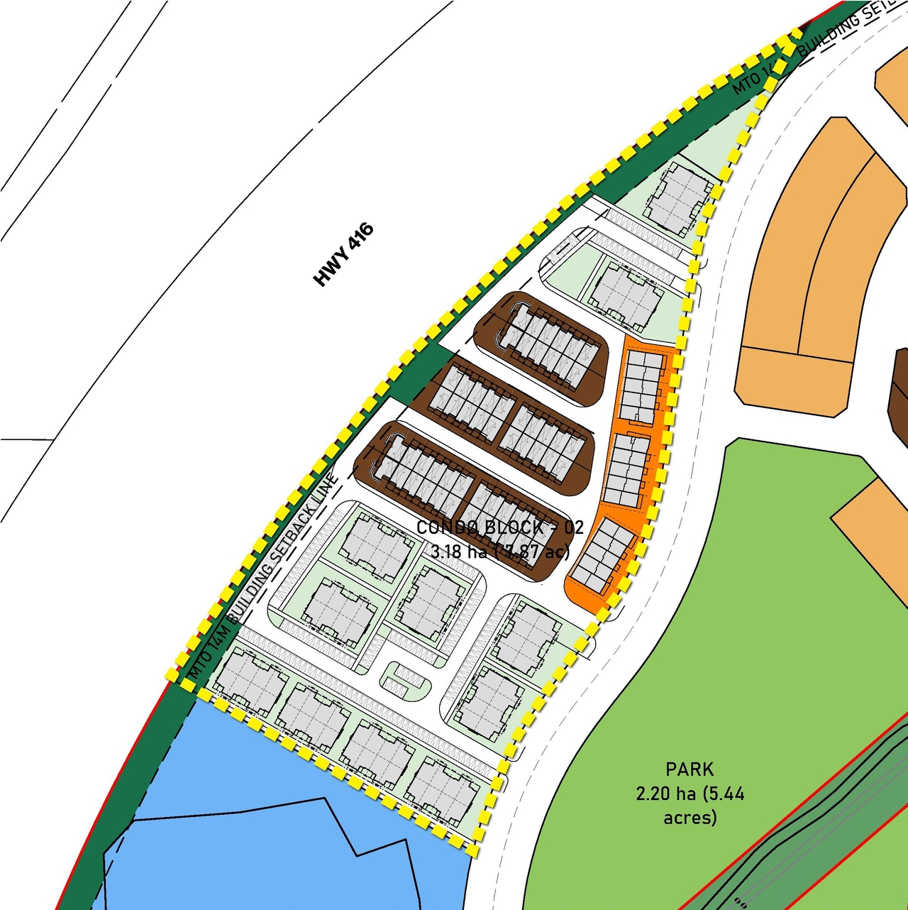 Construction site plan for project from page 26 of the file '2025-08-22 - Urban Design Brief - D02-02-25-0061'