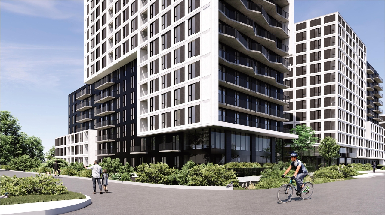 Rendering of building from page 45 of the file '2025-09-02 - Urban Design Review Panel Report - D02-02-25-0063'