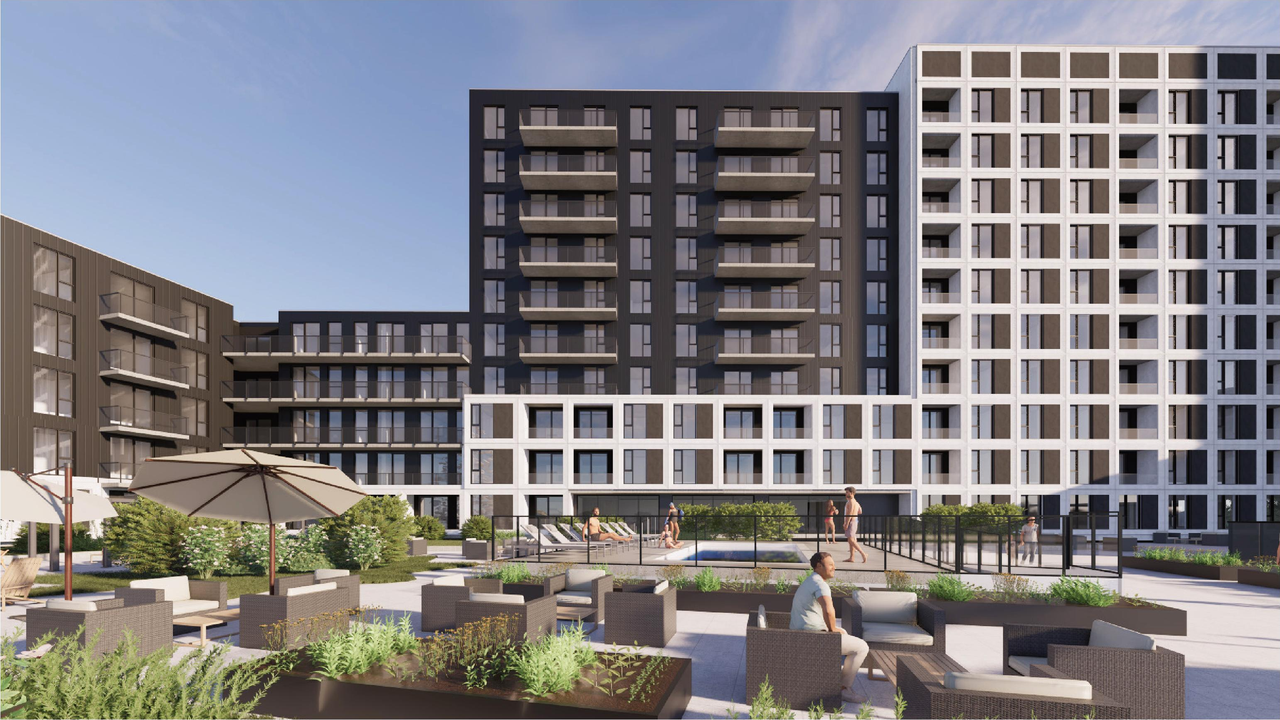 Rendering of building from page 49 of the file '2025-09-02 - Urban Design Review Panel Report - D02-02-25-0063'
