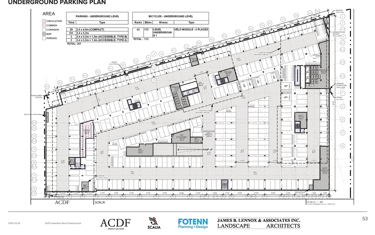 Construction site plan for project from page 60 of the file '2025-09-02 - Urban Design Review Panel Report - D02-02-25-0063'