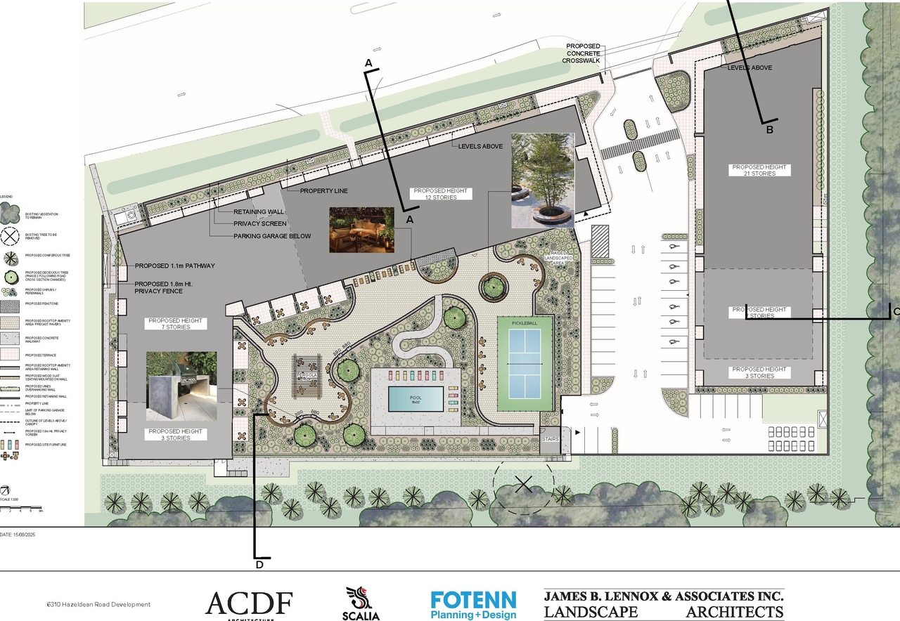 Construction site plan for project from page 74 of the file '2025-09-02 - Design Brief - D02-02-25-0063'