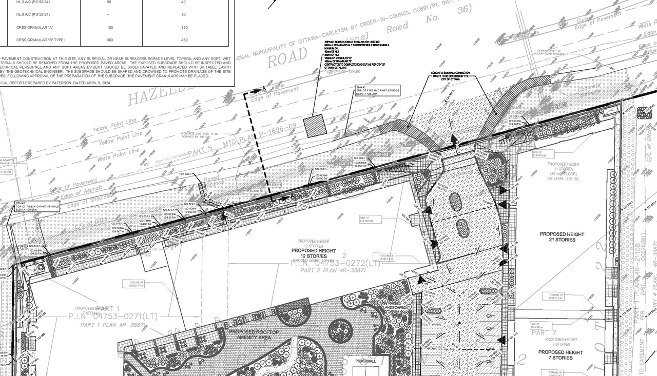 Construction site plan for project from page 78 of the file '2025-09-02 - Design Brief - D02-02-25-0063'