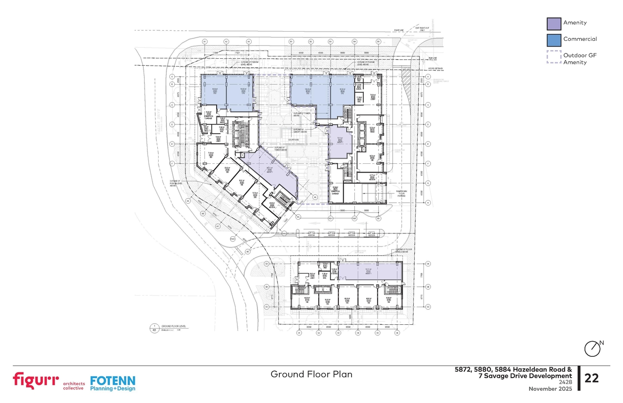 Floor plan for project from page 22 of the file '2025-11-17 - Urban Design Brief - D02-02-25-0070'