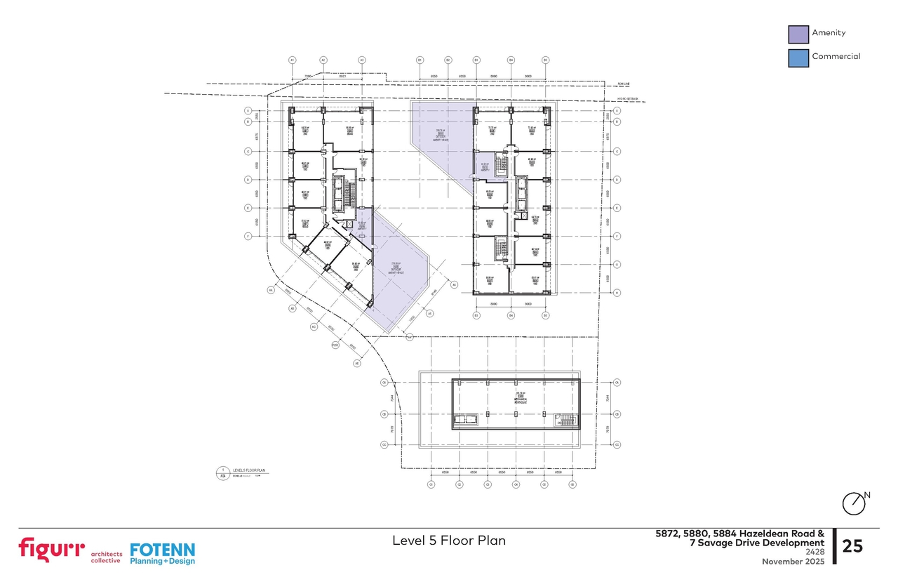 Floor plan for project from page 25 of the file '2025-11-17 - Urban Design Brief - D02-02-25-0070'